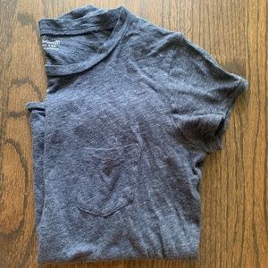 Madewell women's xxs blue-gray tee